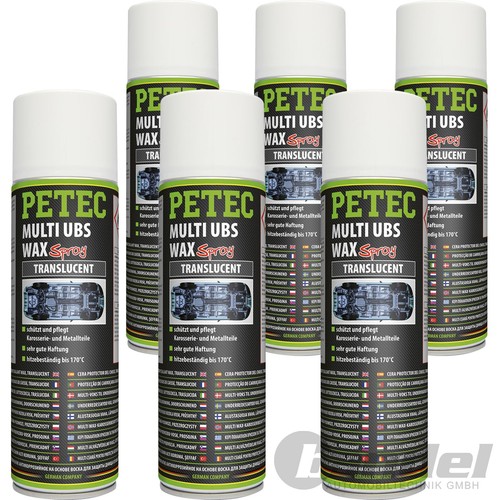 500ml petec mutli ubs - 6x, wax