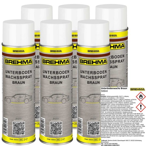 Brehma unterbodenwachs - 6x,
