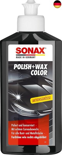 Sonax polish wax - polish+wax, schwarz
