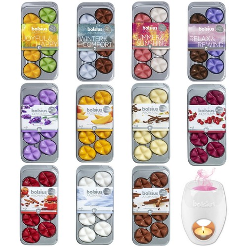 8er pack bolsius aromatic - 8er, wax